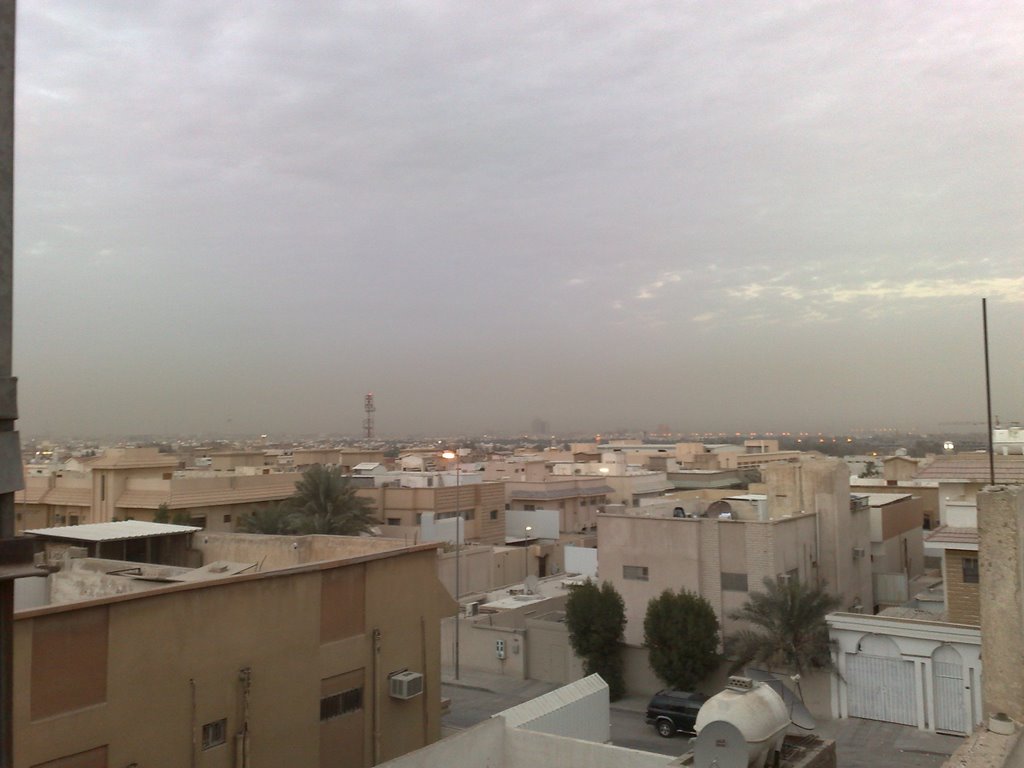 View of Riyadh from area of Shobra by hamooq94