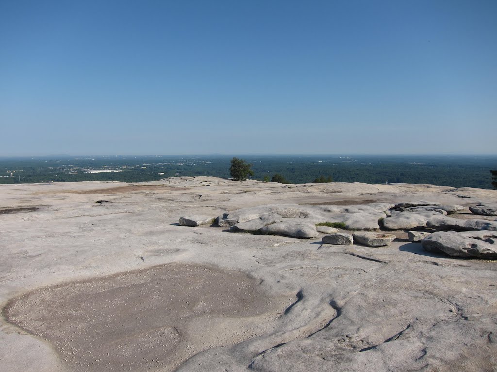 Stone Mountain Park View From East Summit Marker by bryanf