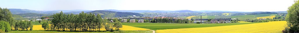 Panorama über Schneeberg, vom Keilberg by the-skier