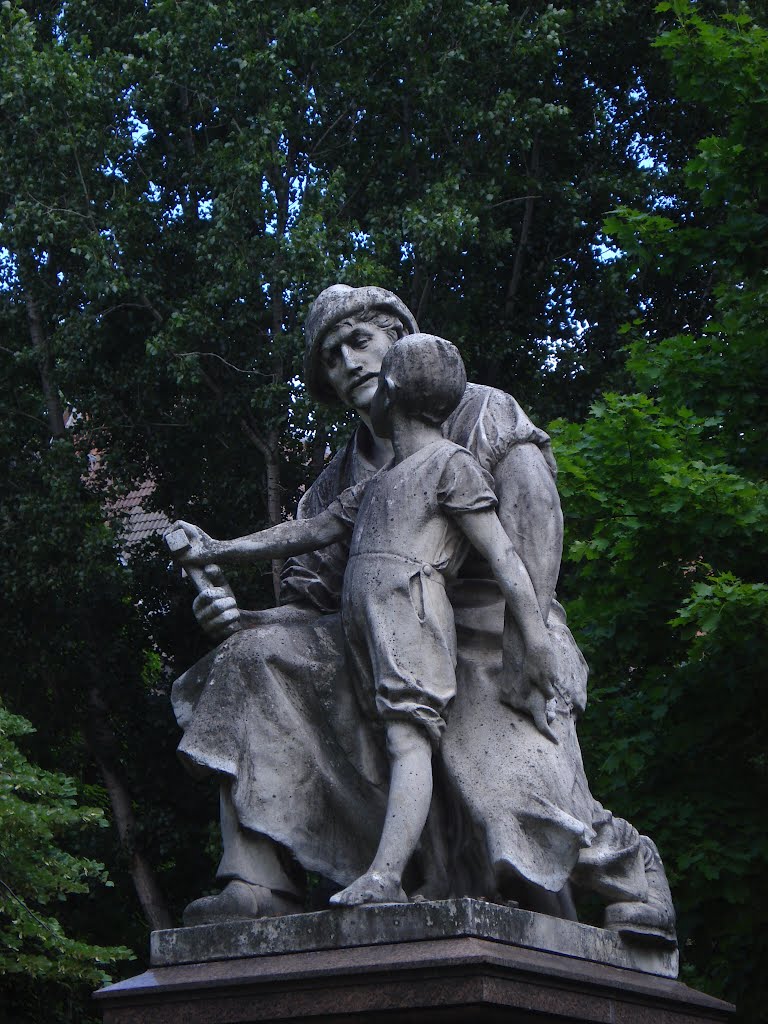 Handwerker mit Sohn, 1898 (Wilhelm Haverkamp) by jörg kuphal