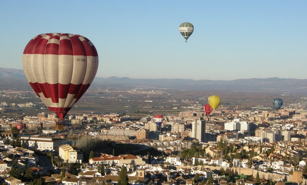 Globos sobre Granada by errece