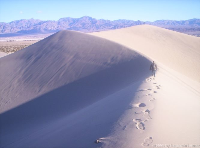 Sand Dunes at Death Valley by Burner Photography