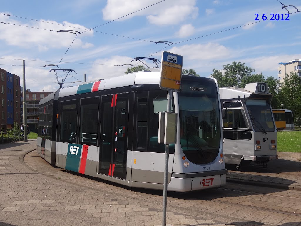 2154 02-06-12 NVBS Afscheidsrit ZGT 800 in R'dam 30 Keerlus de Esch Citadis 2122 en ZGT 822 naast elkaar (3) by paklos