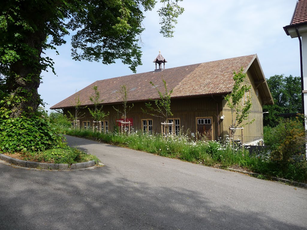 Landwirtschaftsbetrieb mit Türmchen auf dem Dach by bienenritter