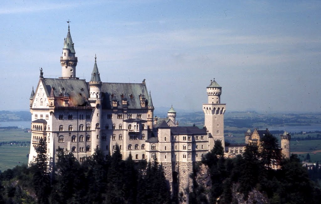 New Schwanstein Castle, Bavaria, Germany 1972 by eddoc416