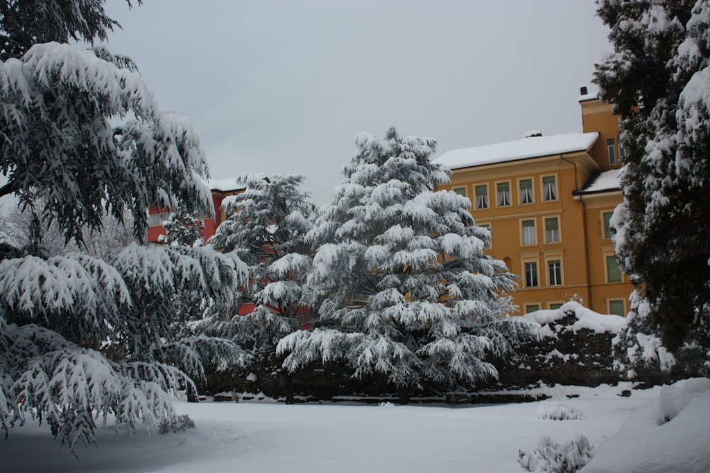 Aosta under the snow by rtexxx