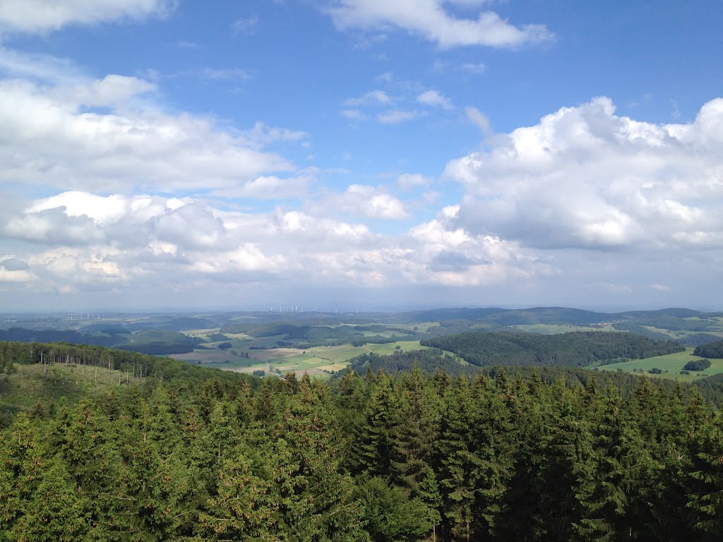 Blick vom Dommelturm in Richtung Flechtdorf by Swisstec93