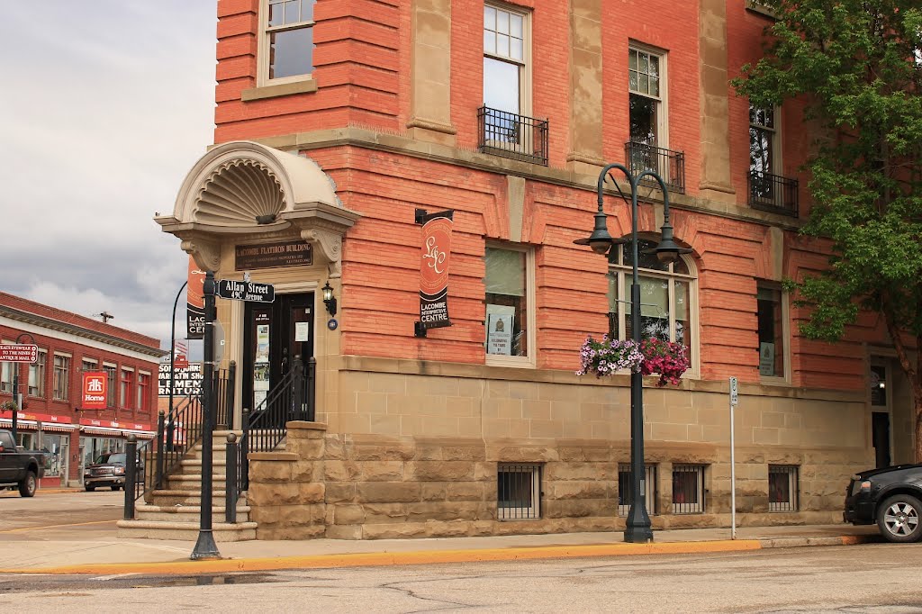 Flat Iron Building, Lacombe, AB by Amandyg