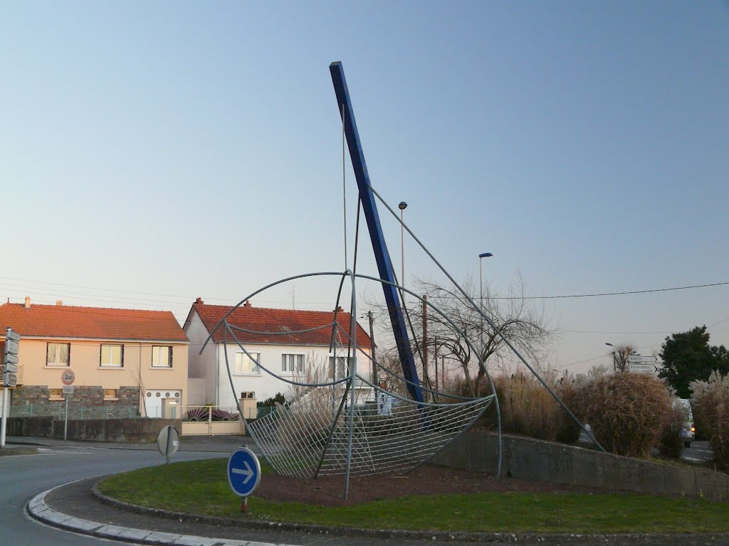 Bouguenais, Bouguenais, Carrelet sur le carrefour de la rue de Port Lavigne by tofil44