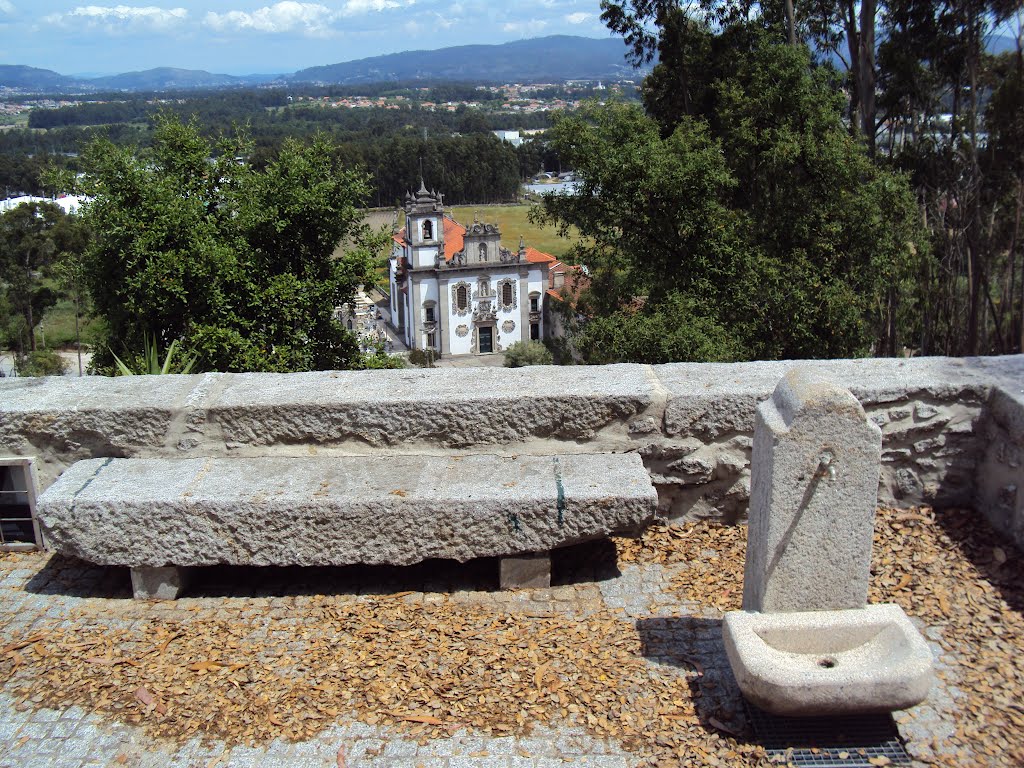 Neiva - Vista da Sra do Crasto para o Mosteiro by Abel M. Queirós