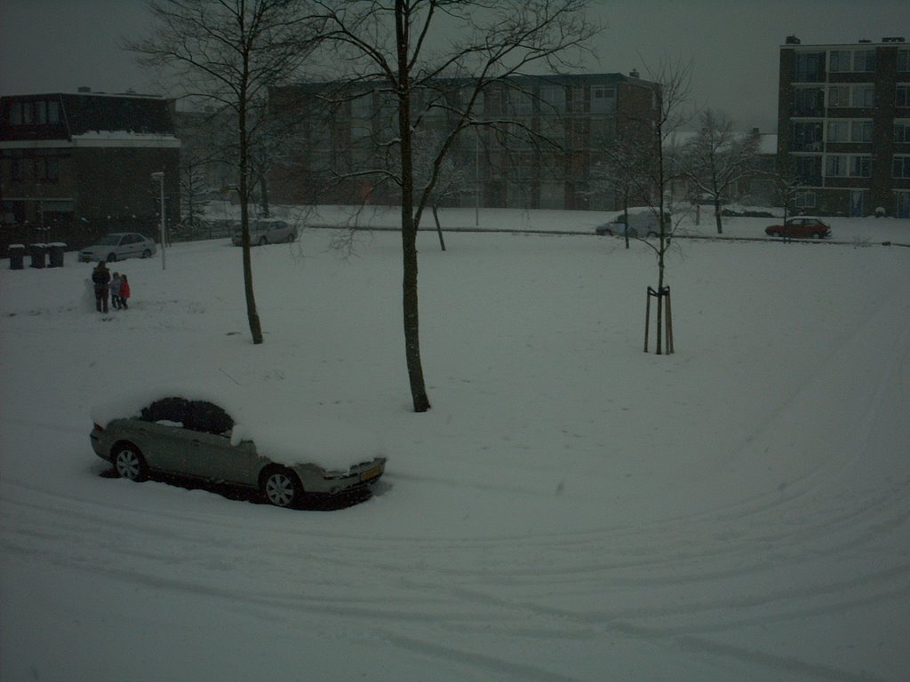 Winter in de Spaarnestraat by Ruud Kee