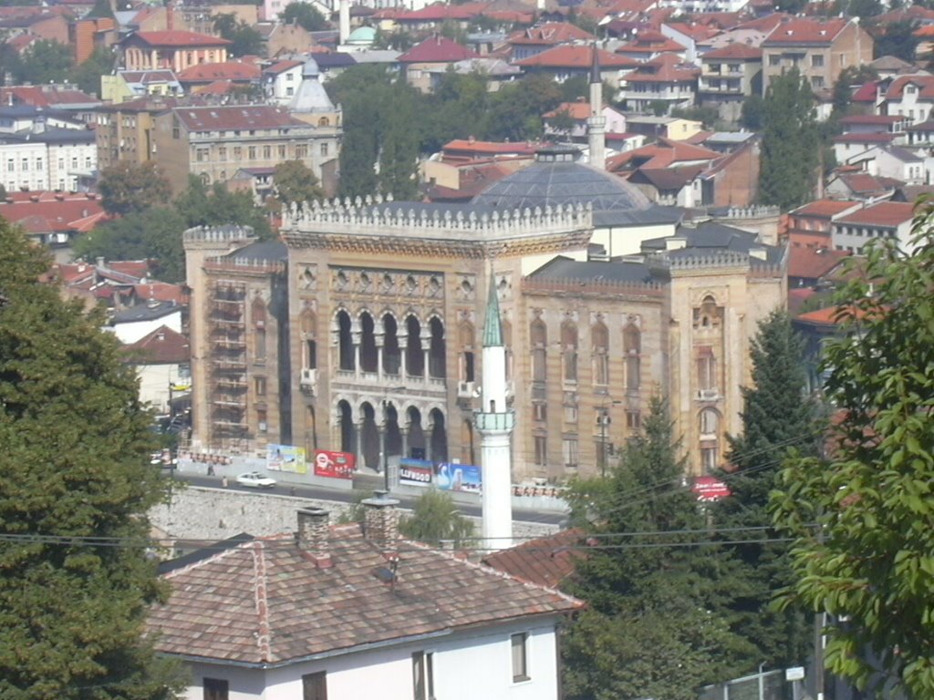 The view from Sarajevo-Pogled sa Alifakovca by Zijo Eskić