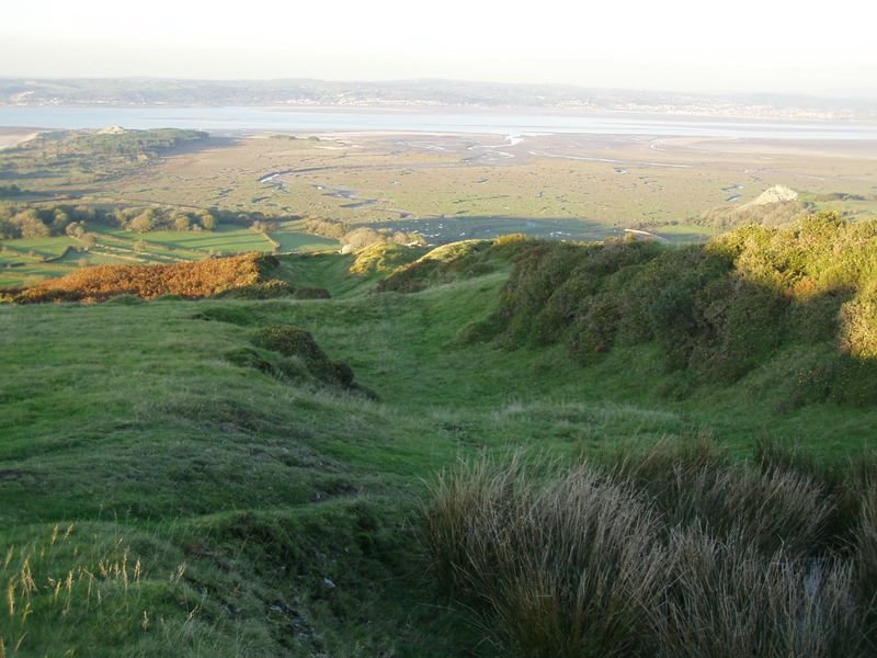 Celtic Hill Fort Ditch by Stephen John