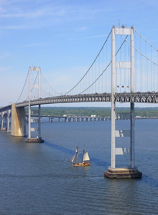 Chesapeake Bay Bridge by mackfisher