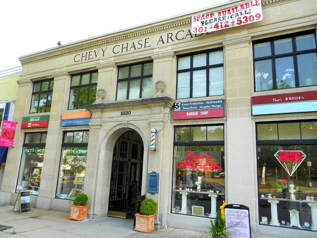 Chevy Chase Arcade, 5520 Connecticut Avenue Northwest Washington, DC, built 1925, style: Classical Revival by Midnight Rider