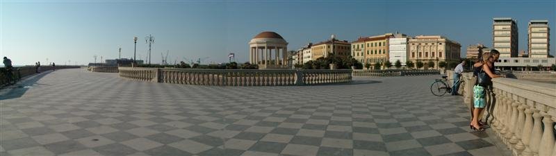 Panoramica terrazza Mascagni by claudiolivorno