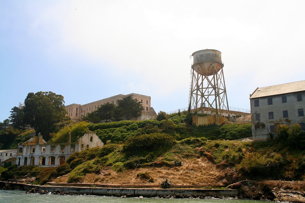 Alcatraz; Tank & Court Yard by Philippe Nieto