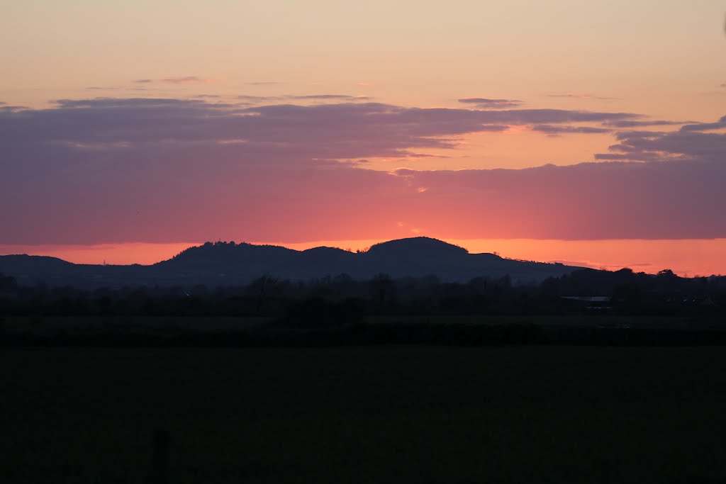 Castlerheban sunset by catherine  casey