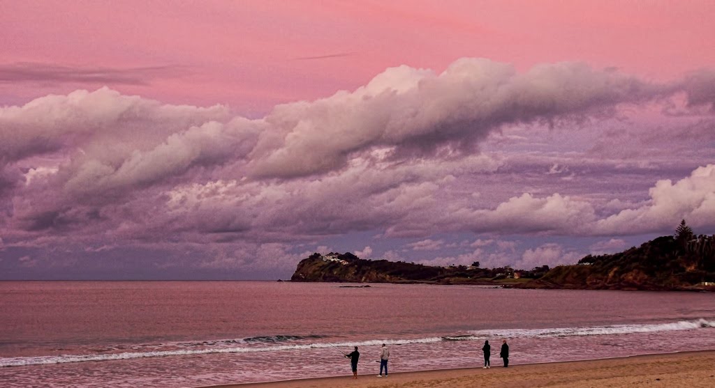 Dusk. Main Beach. Forster by Brian Gymer