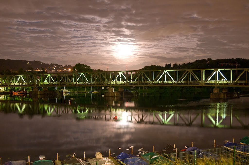 Vollmond am Baldeneysee by kraukamp