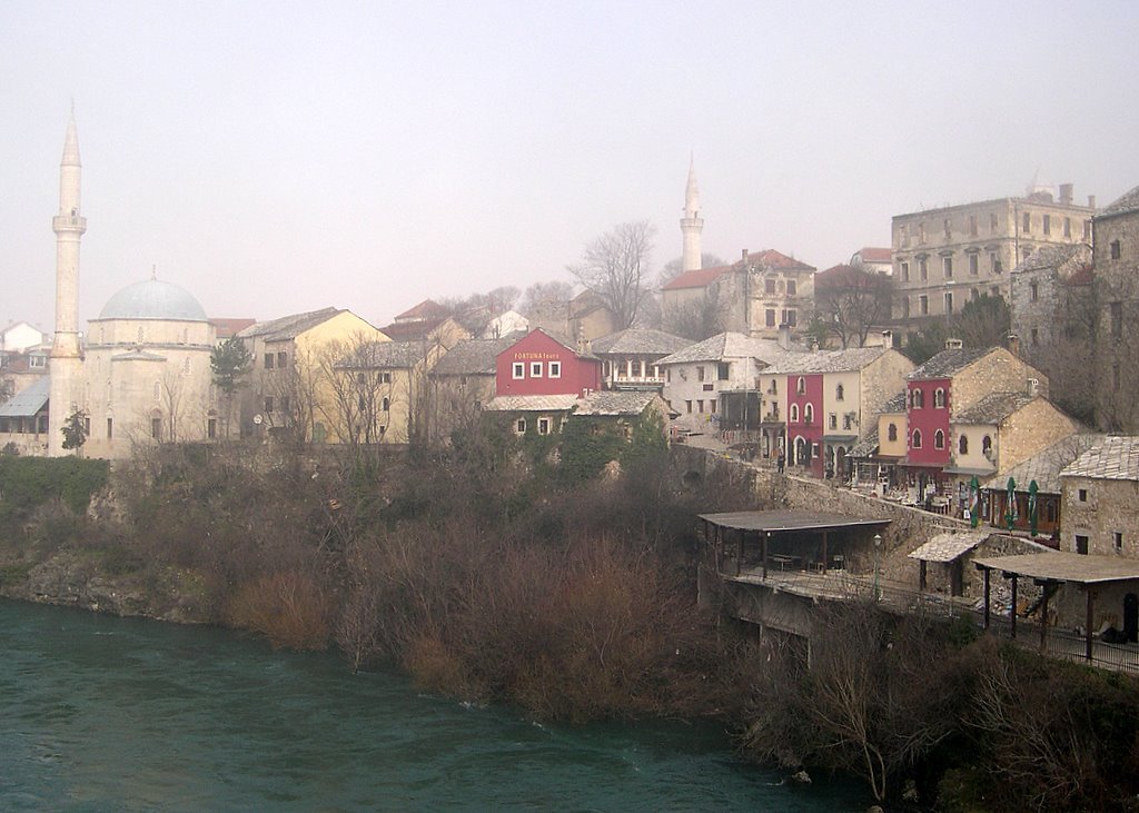 View from old bridge in Mostar by Mimmo Feminò