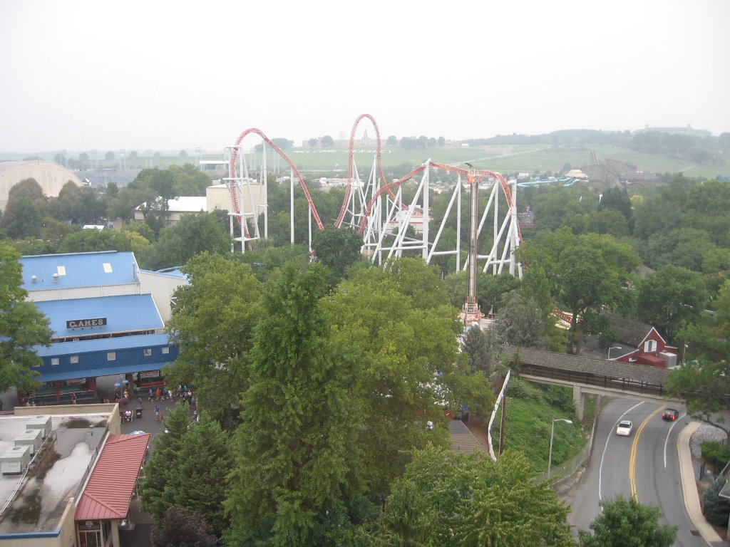 Storm Runner view from the tower by airwags22