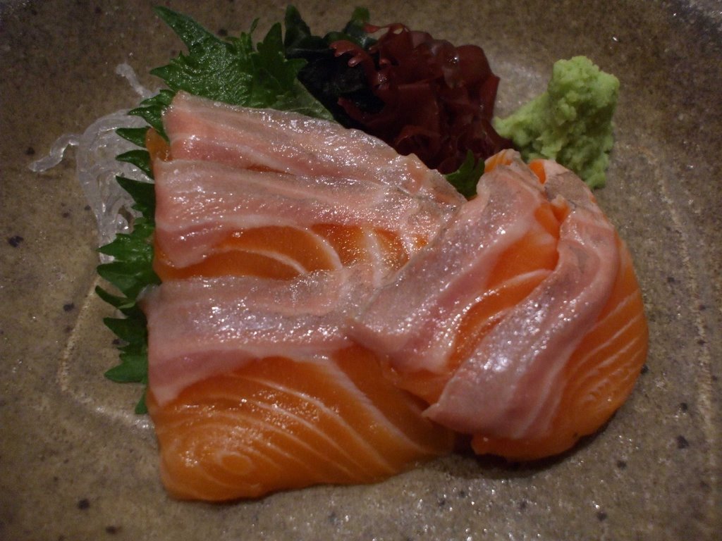 Salmon sashimi by pumpkinbox