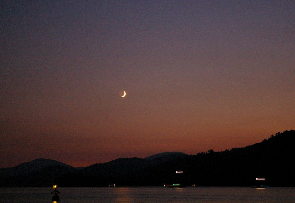 Night View from Port Gocek by Serdar Bilecen