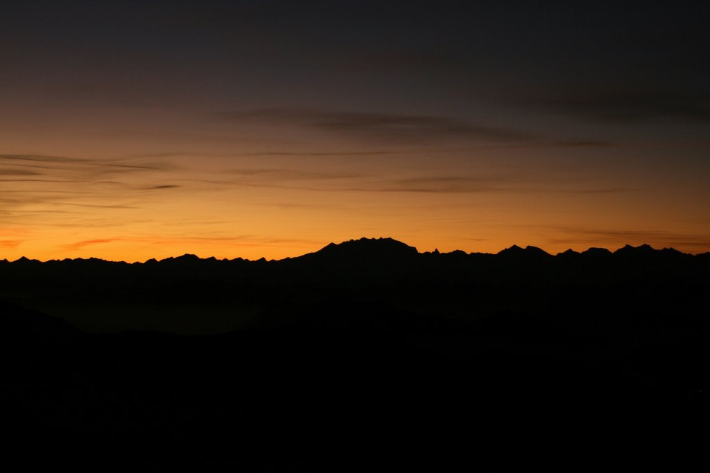 Tramonto sul Monte Rosa by Trapper30