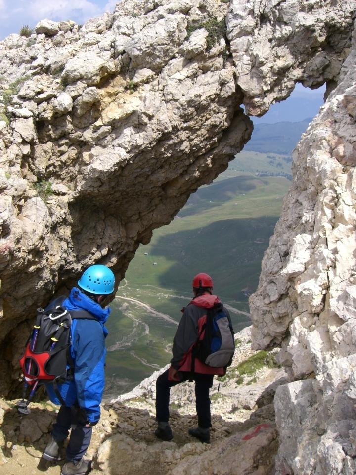 Schuster-Klettersteig, Seiseralm by Andreas Bunte