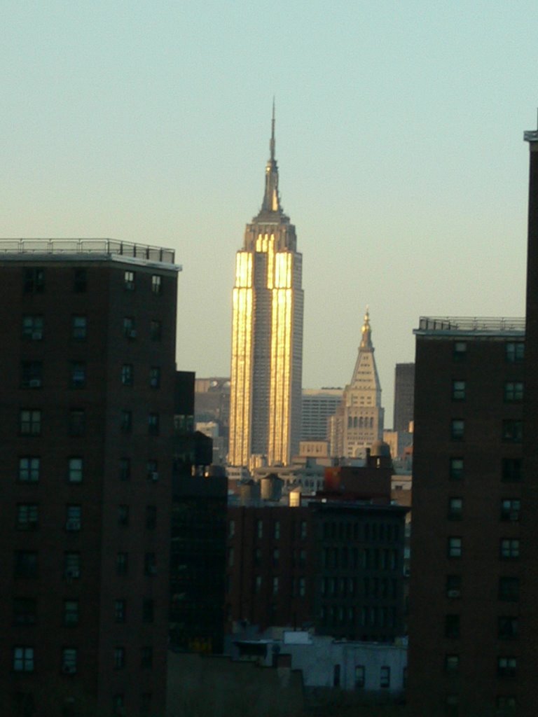 Empire State Building von der Brooklyn Bridge by Eveline & Klaus