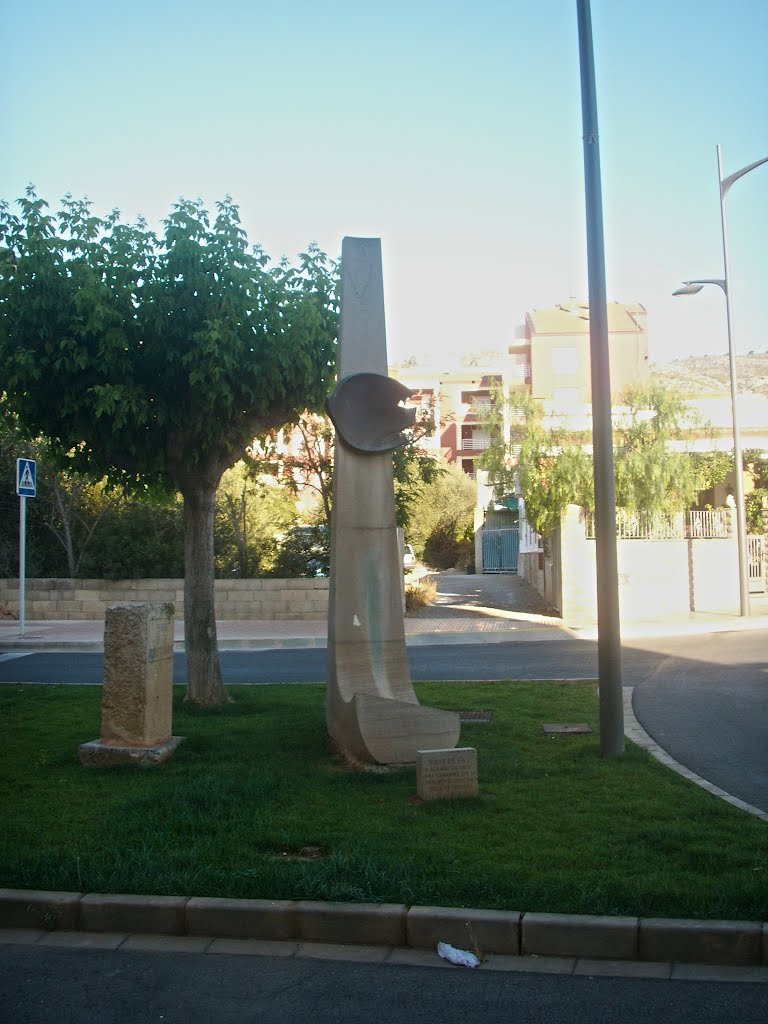 Escultura urbana,,Nave de Paz" de Alberto Falomir-Oropesa del Mar by VeTeNe