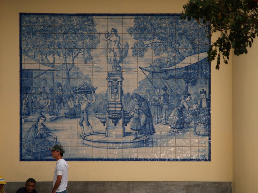 Azulejo, Mercado dos Lavradores, Funchal. Madeira by Gorka Aranzabal