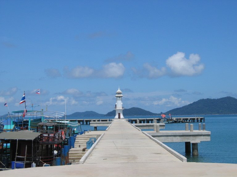 Thailand, Koh Chang, Bang Bao, Pier by Flusenfutzi