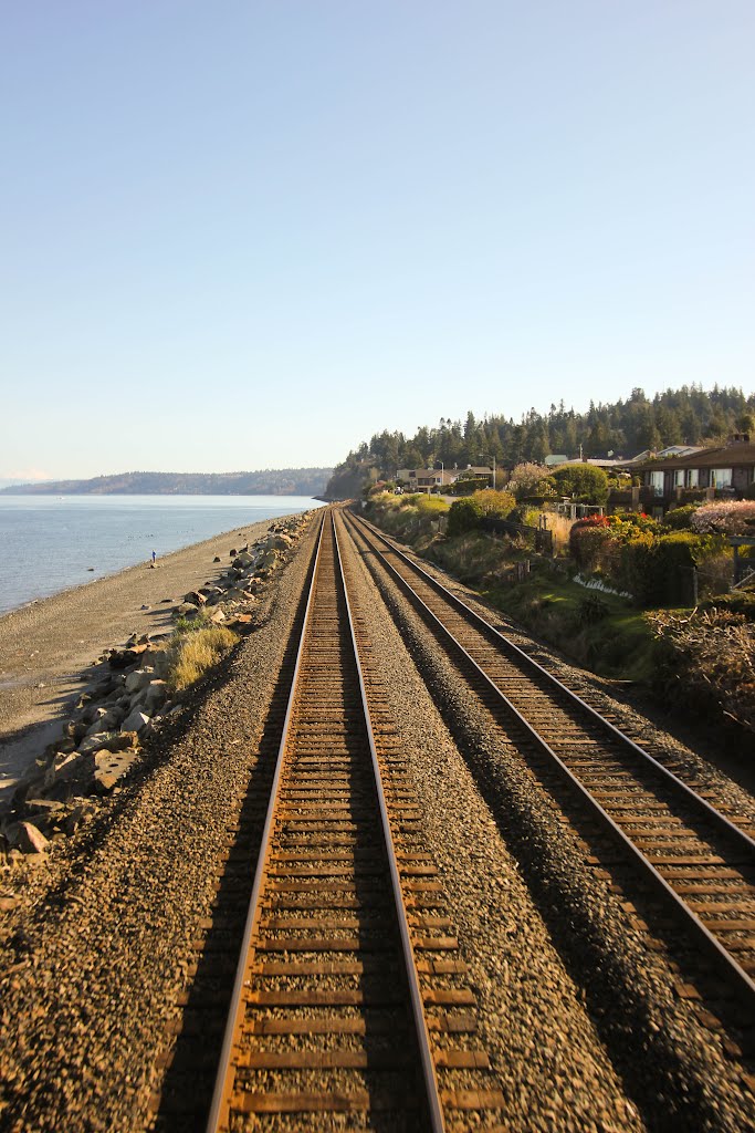 Track between Edmonds and Seattle by jingchensun