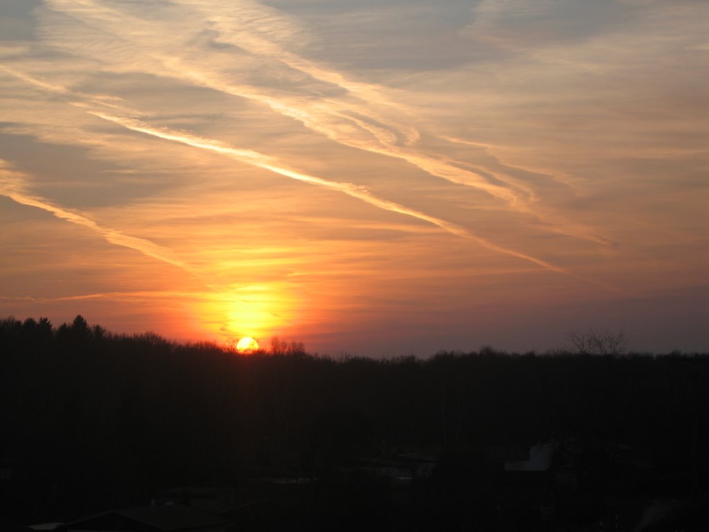 Sonnenuntergang in Nieder Neuendorf by Mathias Ganzer