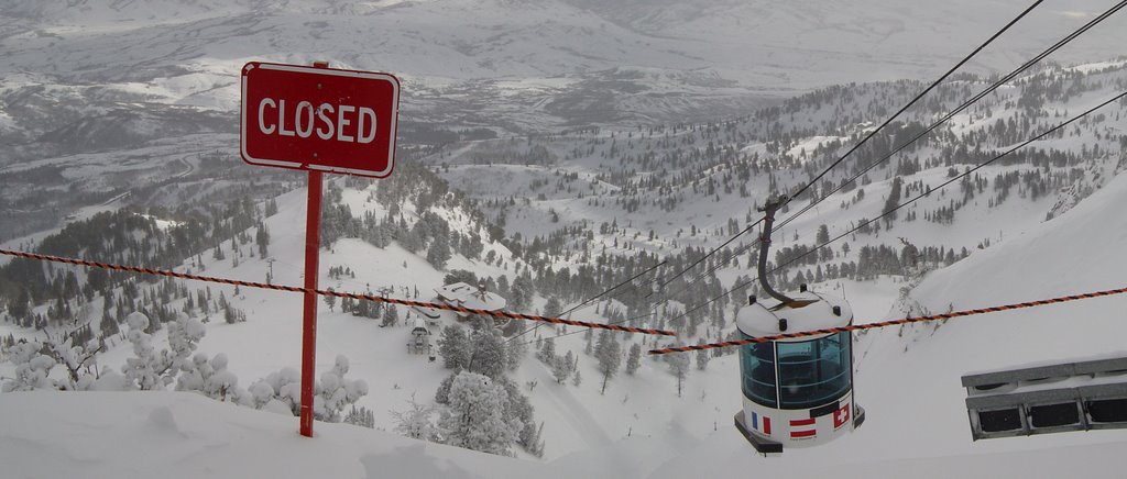 Top of Snowbasin Ski Resort Mt Allen Tram by pastnelson