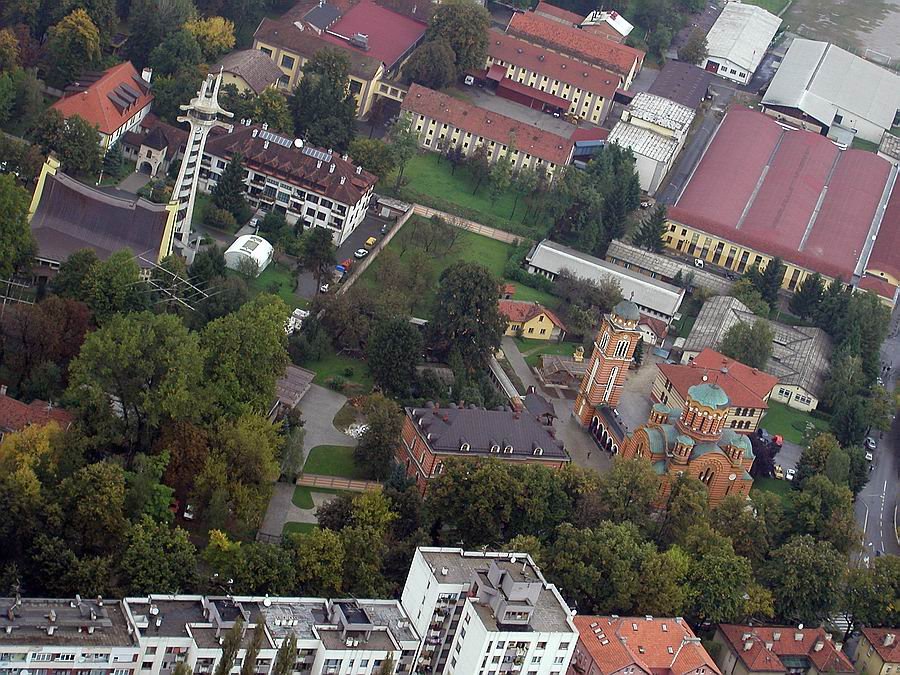 Banja Luka Crkva Svete Trojice iz vazduha by Басташић