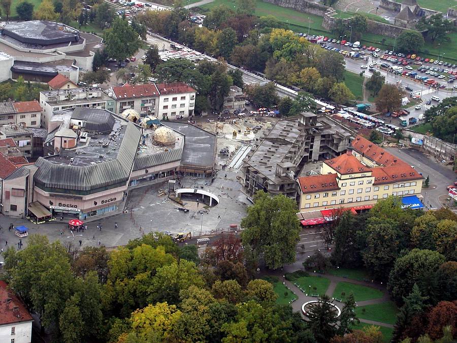 Banja luka Trg Krajine iz vazduha by Басташић