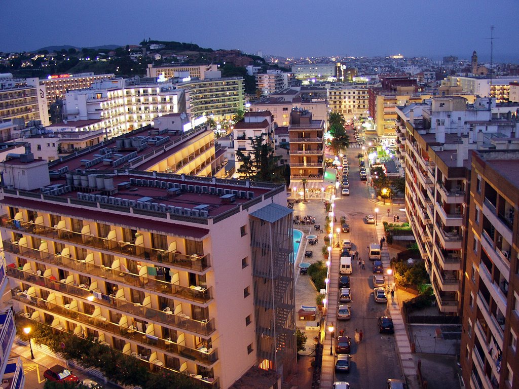 Hotel Oasis Park Calella, evening view from balcony by Sandman_rus