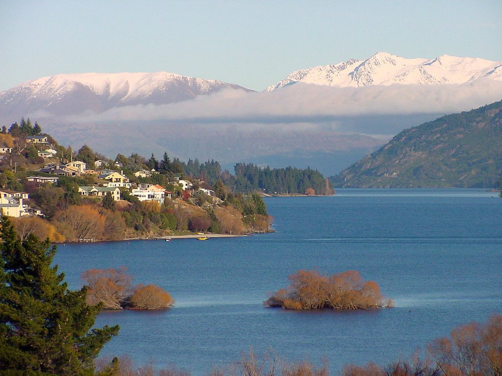 Kelvin Heights from Frankton NZ by Garry Woodward - Win…