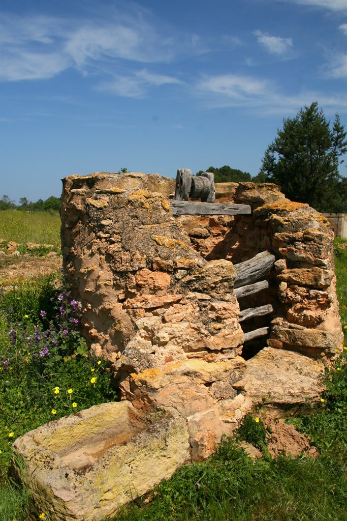 Pou/well des Rafals. Eivissa by F. Nogués