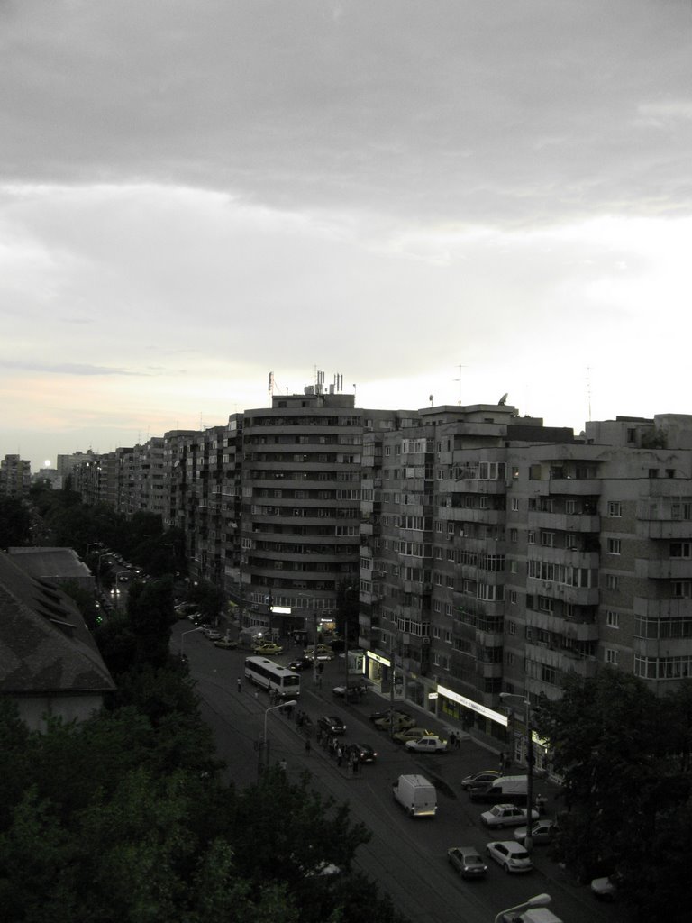 Overview of the Maica Domnului & Lacul Tei Boulevard Intersection 2 by Radu Popa