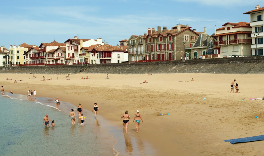 SAN JUAN DE LUZ - LA PLAYA EN SU EXTREMO SUR by mackedwars