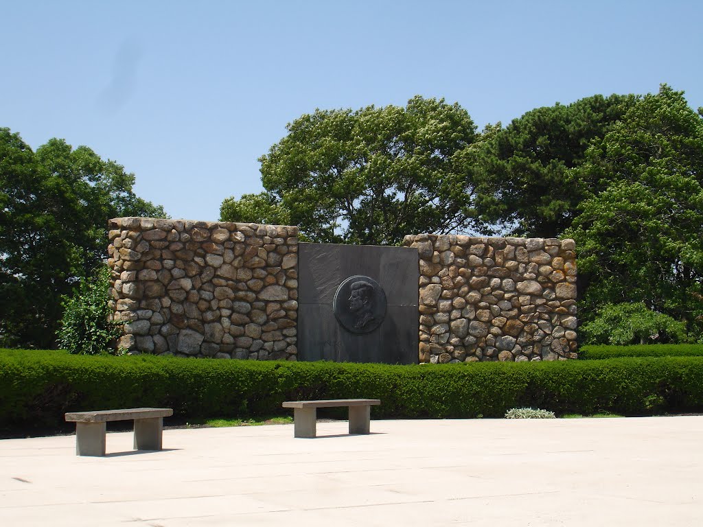 JFK memorial, Veterans Memorial Park,Hyannis, Cape Cod by Inas