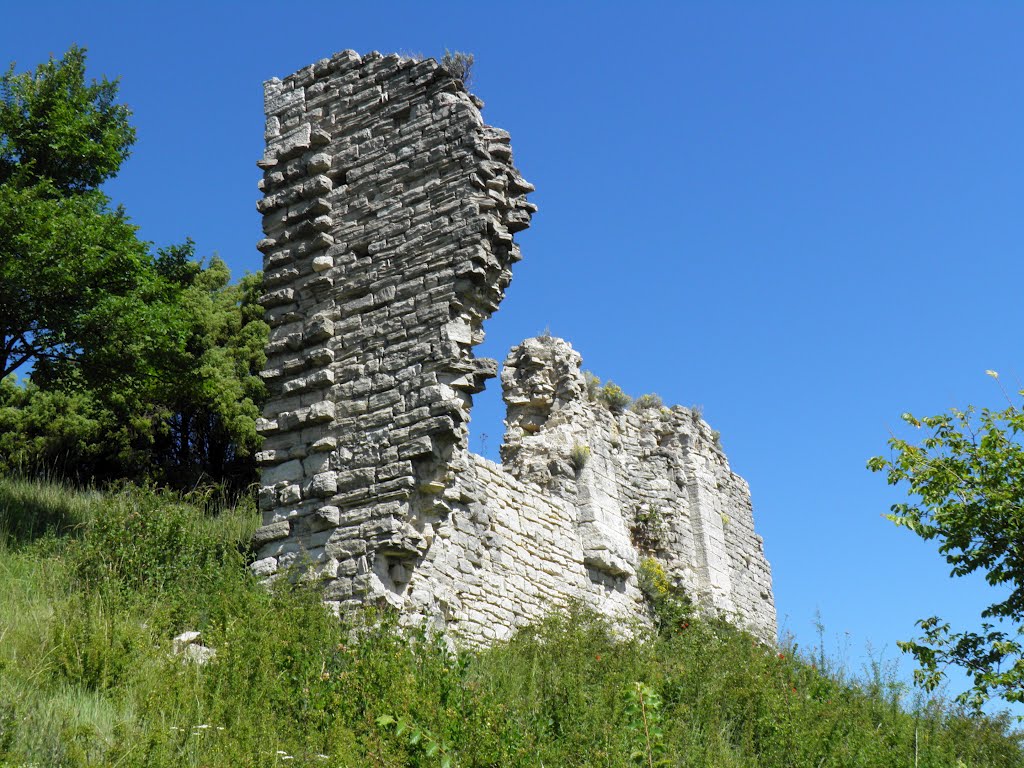 Ruines du château de Montfuron by Charbela