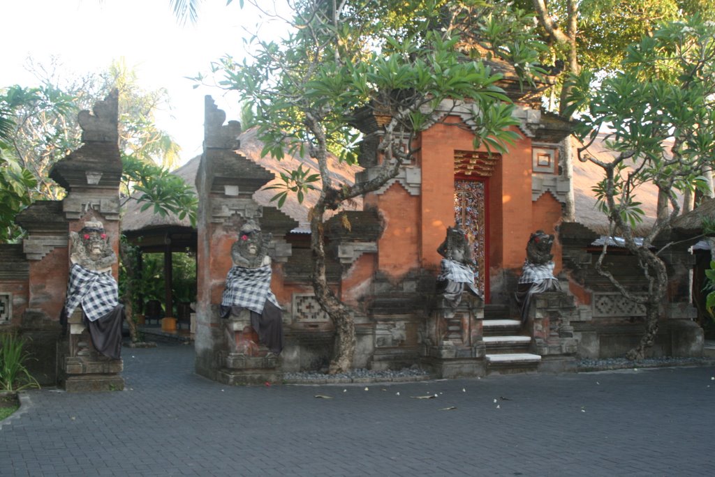 Bali - Puri Santrian - Hotel Entrance by Dwu