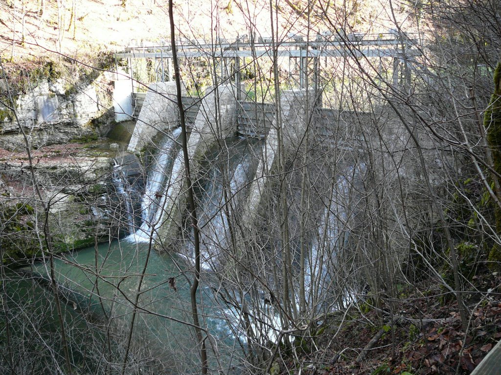 Barrage de la source 27/01/08 by Momox de Morteau