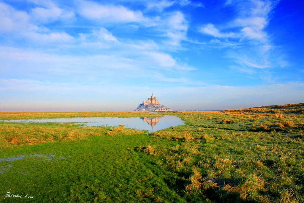 MONT SAINT MICHEL...MANCHE...FRANCE... by BORDEAU Alain.(NO VI…