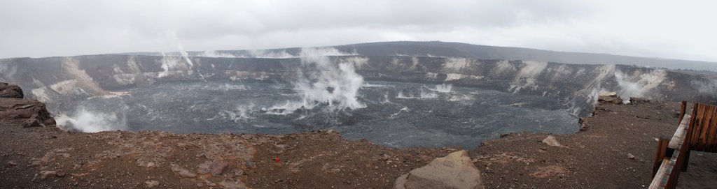 Halema'uma'u Crater, taken from Southeastern edge 8930x2365 by Jerome.Duluk